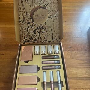 Morphe Dazzling Metallics Set - 12 Piece Full Makeup Collection Vault - NEW